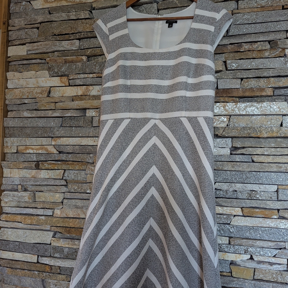 Gray Dress for Work or Play, Ann Taylor, Size 10